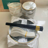 唯铭诺碗碟套装陶瓷餐具套装家用碗筷盘子现代乔迁送人礼品 简墨26头 实拍图