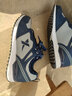 特步男鞋运动鞋男春季皮鞋跑步鞋防滑耐磨网面旅游鞋休闲慢跑鞋子男 白黑灰-067 40 实拍图