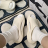 chedoir拖鞋男夏季居家洗澡防滑运动外穿拖鞋踩屎感厚底情侣凉拖鞋女夏 米白·白 36-37 【适合36-37码】 实拍图