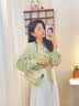 纪诗哲轻奢品牌包包女包女士斜挎单肩包真皮送女友老婆生日情人节礼物 米白 实拍图