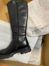 ZHR长靴女高筒骑士靴女秋冬款粗腿不过膝加绒加厚保暖显瘦显长筒靴子 AW85A 黑色(加绒) 37  实拍图