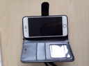 多兰德iPhone6手机壳苹果8plus保护套Xs Max翻盖皮套全包防摔钱包插卡影音支架 黑色 iphone7/8 4.7寸 实拍图