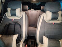 君适 四季通用汽车坐垫全包围汽车座套仿亚麻布艺座垫夏季座椅套用于 全包围质感灰 标致408标志301标致308标致508标致307 实拍图