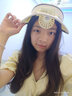 帝行（DIXING）风扇帽女可充电成人大风力遮阳帽夏季防晒遮脸大檐太阳帽空顶情侣 黄色 【带风扇】+充电线 实拍图