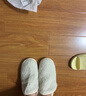 卡帝乐鳄鱼棉拖鞋女冬季保暖月子鞋加绒棉鞋子 女 0603 杏色 36-37 实拍图
