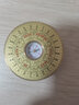 铜一心铜罗盘高精度随身携带迷你八卦小罗盘圆形袖珍二寸三元三合 金面【雕刻款】二寸【无木盒】 实拍图