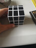 ZCUBE魔域（随机发）碳纤维 魔方三阶异形二阶四阶五阶套装初学顺滑金 碳纤维镜面黑底白色 实拍图
