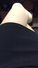 紫魅俏半身裙女职业OL包臀裙高腰一步裙气质款时尚短裙酒店珠宝店工作服 黑色长款(裙长44厘米) XL 实拍图