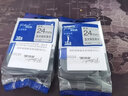 兄弟（brother）标签机色带 不干胶标签打印机打印纸 办公线缆机房平面原装标签带 银底黑字 24mm 实拍图