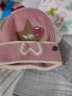 图涂丫2岁宝宝婴儿帽子秋冬季1岁棉针织护耳帽儿童保暖毛线帽防风0-4岁 浅豆沙（纯棉内衬） （单帽）小码建议0-15个月 晒单实拍图