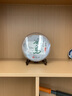 长君木歌茶饼架展示架茶托架透明防潮防尘普洱架子茶盒收纳盒茶叶摆放支架 鸡翅木折叠6寸+透明357克茶盒 实拍图