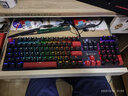 双飞燕（A4TECH） 血手幽灵S510真机械键盘有线游戏轻音霓虹混彩背光宏编程104键带双拼色键帽 S510R段落感茶轴轻音发光版 实拍图