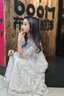诺丽缇晚礼服裙女2025新款时尚气质白色高贵显瘦年会晚宴宴会聚会连衣裙 白色长款 M 实拍图