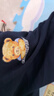 Classic Teddy精典泰迪童装儿童裤子男童五分裤宝宝短裤薄款运动裤 深蓝 100  实拍图