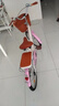 EG7自行车成人女士轻便单车通勤上班变速普通亲子复古男式 尊享【镀锌+编制车筐】单速-粉 20英寸【适合:125-140cm】 实拍图