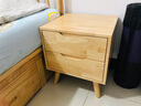 蔚虎 床实木床双人床北欧现代简约日式主卧温莎婚床家具 实木床+床头柜*1 1.8*2米【抽屉结构】 实拍图