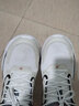 特步（XTEP）男鞋运动鞋男新款跑步鞋皮面透气减震休闲鞋子男软底老爹鞋男跑鞋 白灰黑 【皮面防水】 45 实拍图