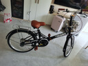 永久（FOREVER） 折叠自行车女款超轻便携小型男变速上班单车成人大人 免安装 高配-单速-黑色 22英寸（适合身高150-175CM） 实拍图