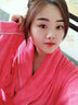 欣美舒纯棉睡袍浴袍男女士毛巾料吸水情侣长款秋冬季加厚全棉浴衣速干 西瓜红-100纯棉-加厚保暖 M 【适合170cm以下130斤以内】 实拍图