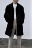 a.b.x春季新款设计师高级感巴尔马肯风衣男中长款韩版潮流春秋休闲外套 黑色 L/175 晒单实拍图
