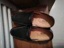 木林森（MULINSEN）男鞋商务休闲镂空豆豆鞋软底凉皮鞋 黑色 42码 88028 实拍图