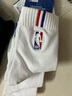 NBA袜子男夏中筒休闲运动袜篮球袜毛巾底长筒棉袜男士短袜39-44码 中筒网眼抗菌款 混色 3双 实拍图
