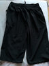 盖世男儿休闲短裤男夏季新款薄款透气七分裤 K17男黑色 3XL(约150-165斤) 实拍图