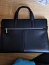 新秀丽（Samsonite）手提公文包男软牛皮革通勤电脑包14英寸商务简约出差包大\TK9 黑色|净重0.84kg|可手拎-可斜跨 大包14英寸 实拍图