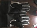 欧鹿雅顿手套男秋冬韩版保暖加绒加厚防风骑车触屏开车防滑防水男士手套 黑灰 均码弹力大 实拍图