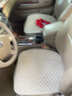 怡揽汽车坐垫四季通用亚麻纤维麻防滑免绑单垫座垫屁垫清凉透气三件套 温馨米-麻-三件套 实拍图