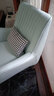 牧席轻奢单人沙发客厅北欧美式老虎椅酒店房间休闲阳台卧室单椅沙发椅 4-薄荷绿-防污透气科技布 实拍图