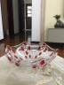 贝鲁斯 欧式水晶玻璃水果盘创意现代水晶糖果篮零食盘客厅干果盘大号 实拍图