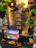 曌阁假山鱼池瀑布流水摆件循环水办公室内落地水系景观水幕墙高山招财 2167灯圈款 实拍图