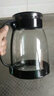 天喜（TIANXI）凉水壶玻璃杯 家用玻璃泡茶壶带把耐热冷水壶水杯大容量 黑色2L 实拍图