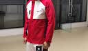 探路者（TOREAD）男女童冲锋夹克  秋冬款童装儿童保暖防风外套QABBBL95248 朱雀红本白水手蓝 160 实拍图