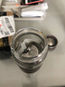 76茶业茶水分离多功能便携绿茶杯男士上班茶具泡茶杯玻璃杯 优雅咖 450ml 实拍图