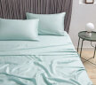 La Torretta天丝四件套 60支莱赛尔冰丝夏天床上被套床单 小溪绿1.8/2.0米床 晒单实拍图