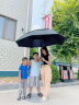 魅驰（MELLCCI） 加大号长柄雨伞男士商务定制印logo广告直柄伞超大三人加固防风车载迎宾直杆伞 直径1.52米-黑色 实拍图