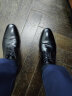 REGAL丽格商务正装鞋三接头皮鞋缝制鞋婚鞋德比鞋男士皮鞋男T62B BJP(黑色/日本进口牛皮革) 45 实拍图