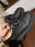 Dickies休闲皮鞋新款男鞋工装鞋低帮大头皮鞋男士休闲鞋子潮鞋欧美 黑色 39 实拍图