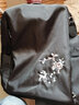 姗丝唯新款双肩包女士牛津布背包韩版大容量防盗轻便旅行绣花双肩背包 黑色 实拍图