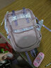 九福鸟 书包女初中生大容量减负护脊高中生小学生女生4-6年级轻便双肩包 紫色大白鸭挂饰 实拍图