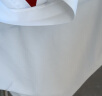 罗蒙（ROMON）冰丝短袖t恤男夏季薄款商务休闲男士polo领打底体恤衫男装上衣 白色 4XL 实拍图