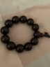 今夕印度金星小叶紫檀手串佛珠檀香紫檀木念珠文玩手链男女【把玩级】 紫檀 20mm 金星 实拍图