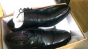 七匹狼男鞋商务男士休闲皮鞋夏季新款正装鞋男士皮鞋西装鞋通勤德比鞋 黑色 41 实拍图