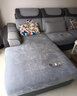 妙紫雪尼尔沙发套罩防猫抓全包萬能四季通用沙发垫防滑新款2026坐垫笠 萌宠-灰色(加厚防猫抓版) 双人加大L宽65-85cm*长135-165cm 实拍图