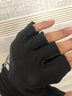 adidas阿迪达斯健身手套男运动防护手套女器械哑铃防滑护掌半指耐磨透气 新白LOGO基础款  S码 掌围小于17cm 实拍图