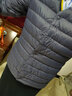 鸭鸭（YAYA）佟丽娅同款轻薄羽绒服女新款冬季短款圆领内胆修身时尚薄外套男 雾霾蓝【女款无领】 S 【建议80-90斤】 实拍图
