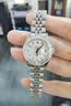 劳力士（ROLEX）【二手99新】劳力士女表日志69173自动机械腕表精钢内钻刻时尚名表后镶钻狗牙圈商务二手奢侈品腕表后改装 26MM绿面大钻后镶钻 实拍图