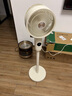 西屋【风扇踏青放价】空气循环扇家用电风扇轻音低噪节能自动摇头立式智能遥控定时落地扇对流涡轮扇 米白色+【12挡风+香薰+5D摇头+语音】 实拍图